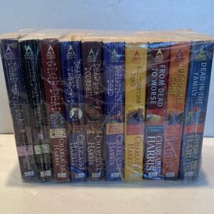 Set of 10 Charlaine Harris Paperback Books, Sookie Stackhouse Novels